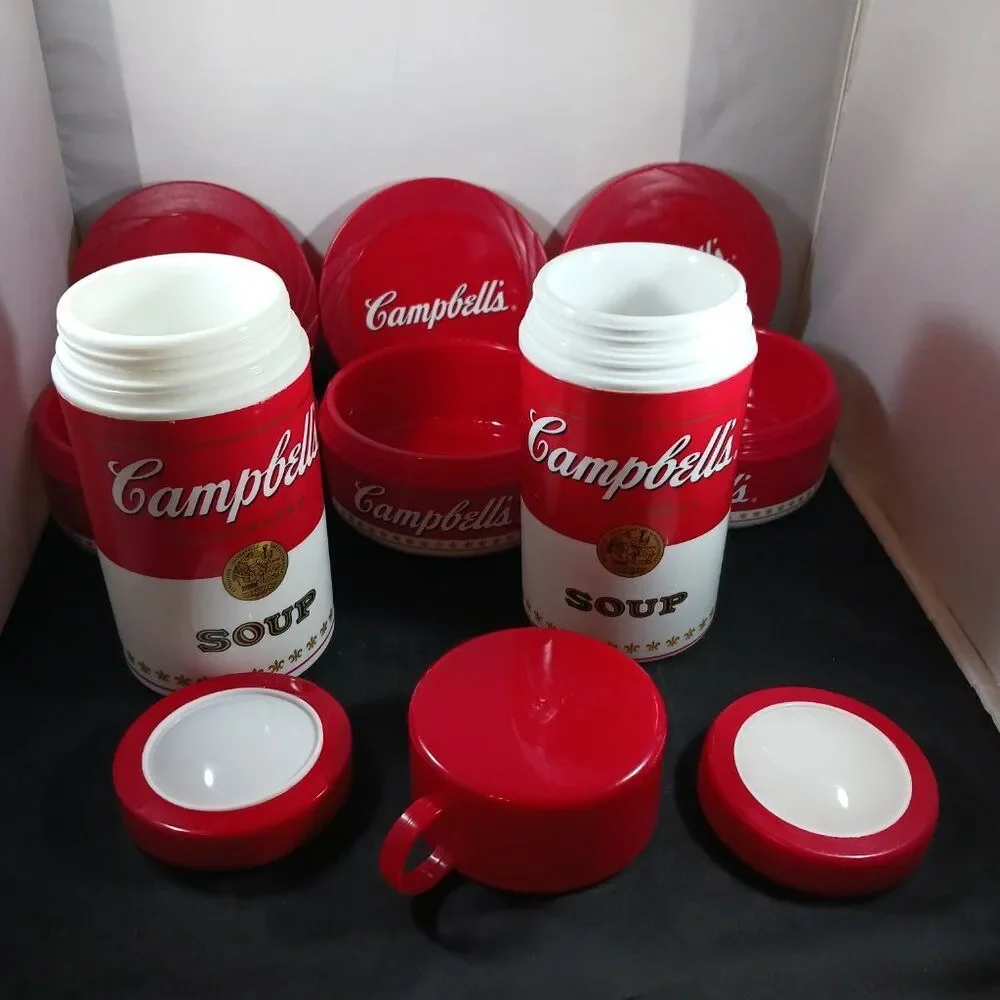 Campbell's 1998 Condensed Soup Can-Tainer Plastic 11oz (5)